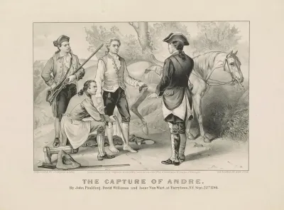 The Capture Of Andre By John Paulding David Williams And Isaac Van Wart At Tarrytown N Y Sept 23rd 1780