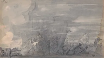 The Capture Of General August Willich At Stones River Tennessee 1862