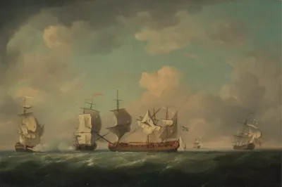 The Capture Of The Marquis Dantin And The Louis Erasme
