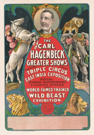 The Carl Hagenbeck Greater Shows Triple Circus East India Exposition Wild Beast Exposition 2
