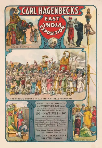 The Carl Hagenbeck Greater Shows Triple Circus East India Exposition Wild Beast Exposition