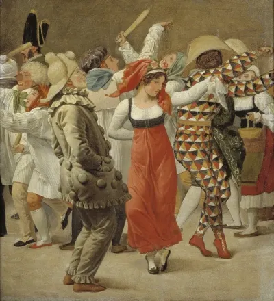The Carnival In Rome Fragment