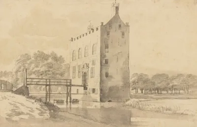 The Castle Giessenburg Near Gorinchem