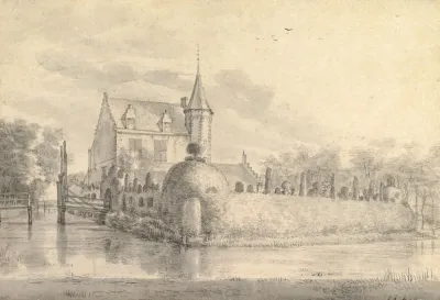 The Castle Meerdevoort Near Dordrecht