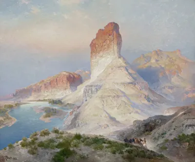 The Castle Rock Green River Wyoming Indian Summer Green River Wyoming