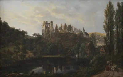 The Castle Ruin At Tharandt