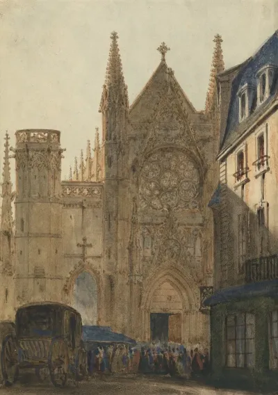 The Cathedral Of St Pierre Caen