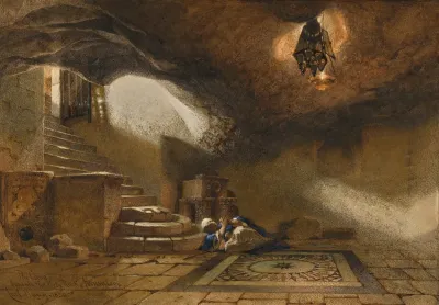 The Cave Beneath The Holy Rock Jerusalem