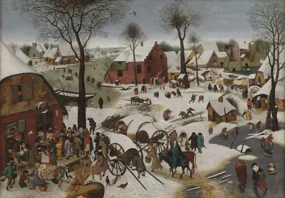 The Census At Bethlehem After Pieter Brueghel The Elder