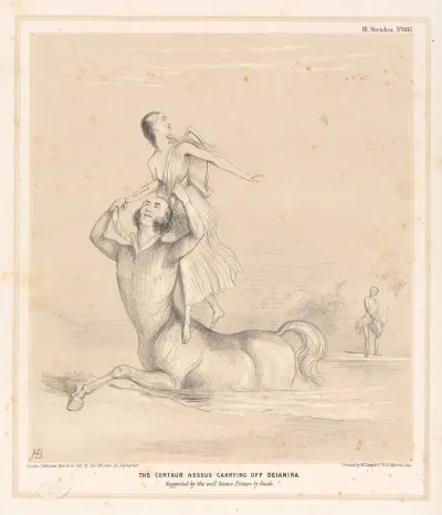 The Centaur Nessus Carrying Off Deianira