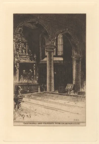 The Chapel And Founders Tomb Charterhouse