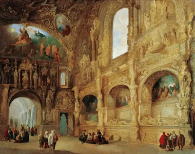 The Chapel Of The Benavente Family In Medina De Rioseco