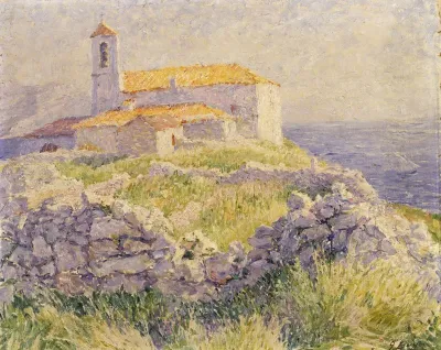 The Chapel Of The Poorhouse In Saint Jean Cap Ferrat Cote Dazur
