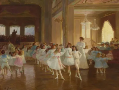 The Childrens Dance Recital At The Casino De Dieppe