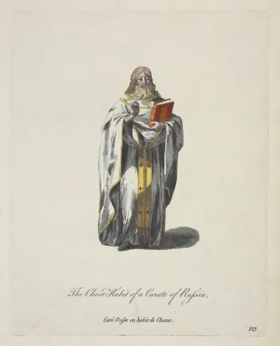 The Choir Habit Of A Curate Of Russia Cure Russe En Habit De Choeur