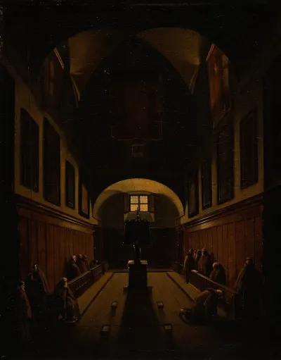 The Choir Of The Capuchin Monastry Near The Piazza Barberini