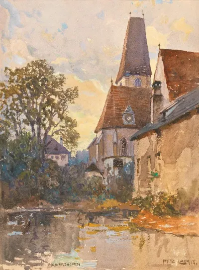 The Church In Haidershofen Near Amstetten