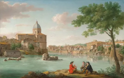 The Church Of San Giovanni Dei Fiorentini On The Tiber Rome