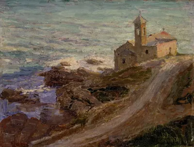 The Church Of Santampelio In Bordighera Italy