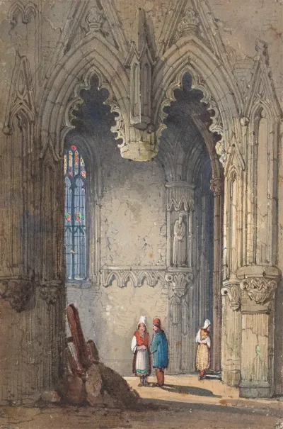 The Church Of St Laurent Rouen