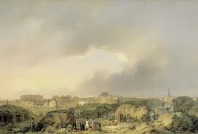 The Citadel Of Antwerp Shortly After The Siege Of 19 November 23 December 1832 And The Surrender Of The Dutch Garisson To The French 2
