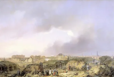 The Citadel Of Antwerp Shortly After The Siege Of 19 November 23 December 1832 And The Surrender Of The Dutch Garisson To The French