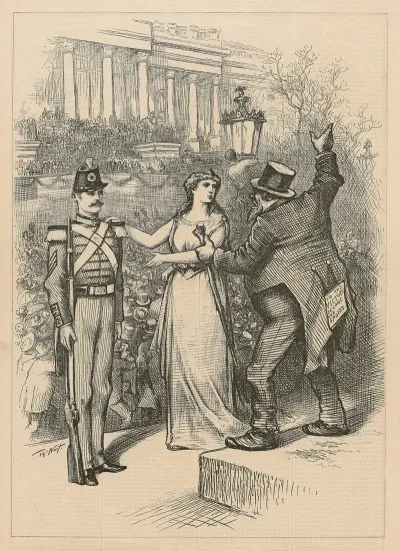 The Citizen Soldier At The Inauguration Of General Garfield