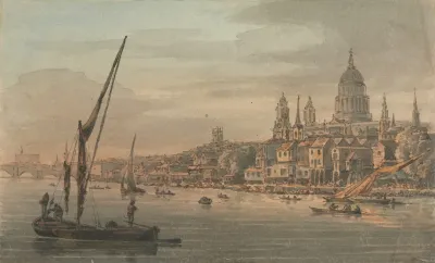 The City And St Pauls From The South Bank