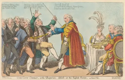 The City Combat Or The Desperate Attack At The English Baron