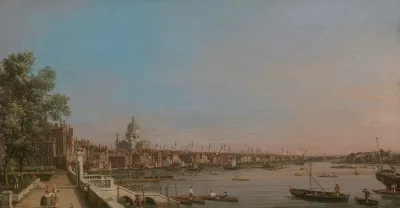 The City From Near The Terrace Of Somerset House