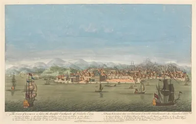 The City Of Lisbon As Before The Dreadful Earthquake Of November 1st 1755