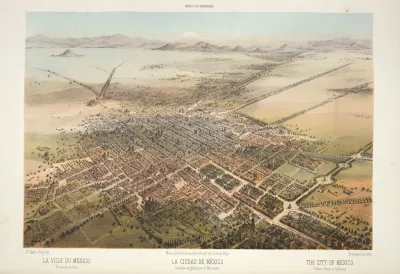 The City Of Mexico Taken From A Balloon