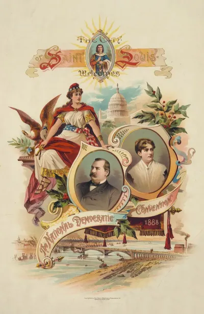 The City Of Saint Louis Welcomes The National Democratic Convention 1888