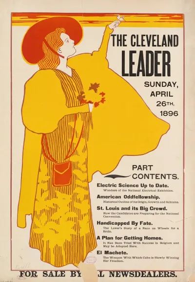 The Cleveland Leader Sunday April 26th 1896