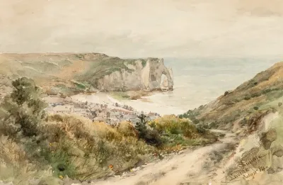 The Cliffs At Etretat