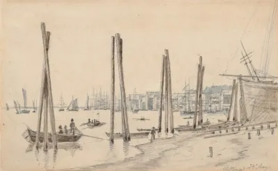 The Coastline Of Altona Seen From The East