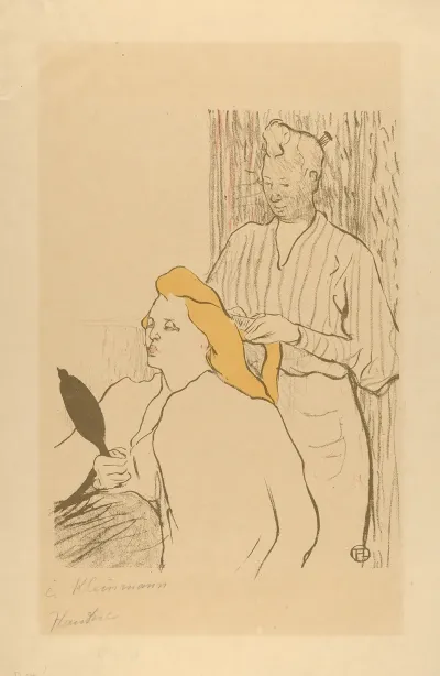 The Coiffure Playbill For The Theatre Libre