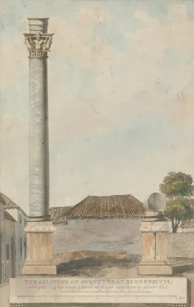 The Columns Of Augustus At Brundisium
