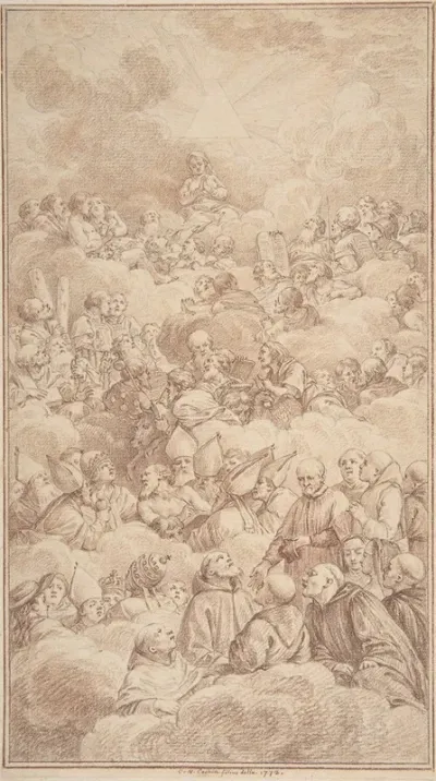 The Company Of Saints In Glory