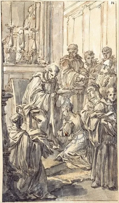 The Consecration Of Saint Juliana Falconieri