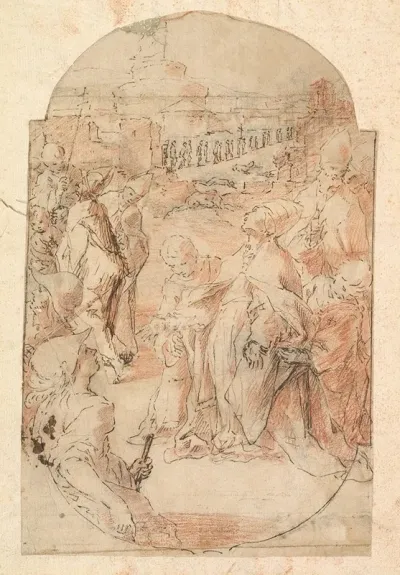 The Consecration Of The Site Of A Church In Rome By A Pope
