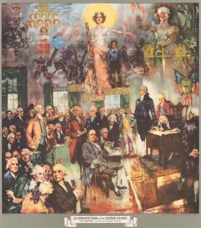The Constitution Of The United States The Signing