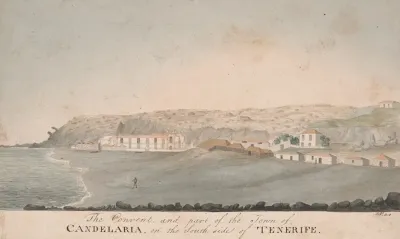 The Convent And Part Of The Town Of Candelaria On The South Side Of Tenerife
