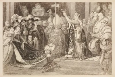 The Coronation Of A Woman Before The Countrys Elite And Church Leaders
