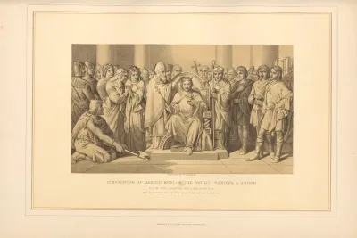 The Coronation Of Harold King Of The Anglo Saxons D Maclise