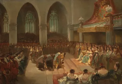 The Coronation Of William Iii And Mary Stuart Anno 1689