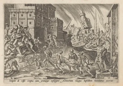 The Corpse Of The King Of Ai Brought To The Gate Of The City