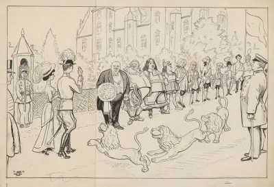 The Count And Countess Of Rosenborg Are Welcomed By The Castles Residents