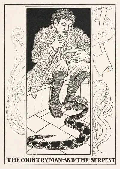 The Countryman And The Serpent