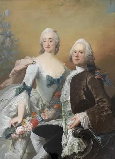 The Court Jeweller Christopher Fabritius And His Wife Gundel Nee Berntz